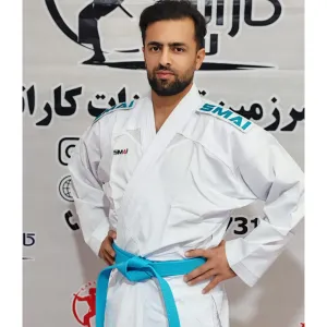 لباس کاراته اسمای سردوشی چسبی
